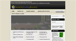 Desktop Screenshot of directory.humanityhealing.net